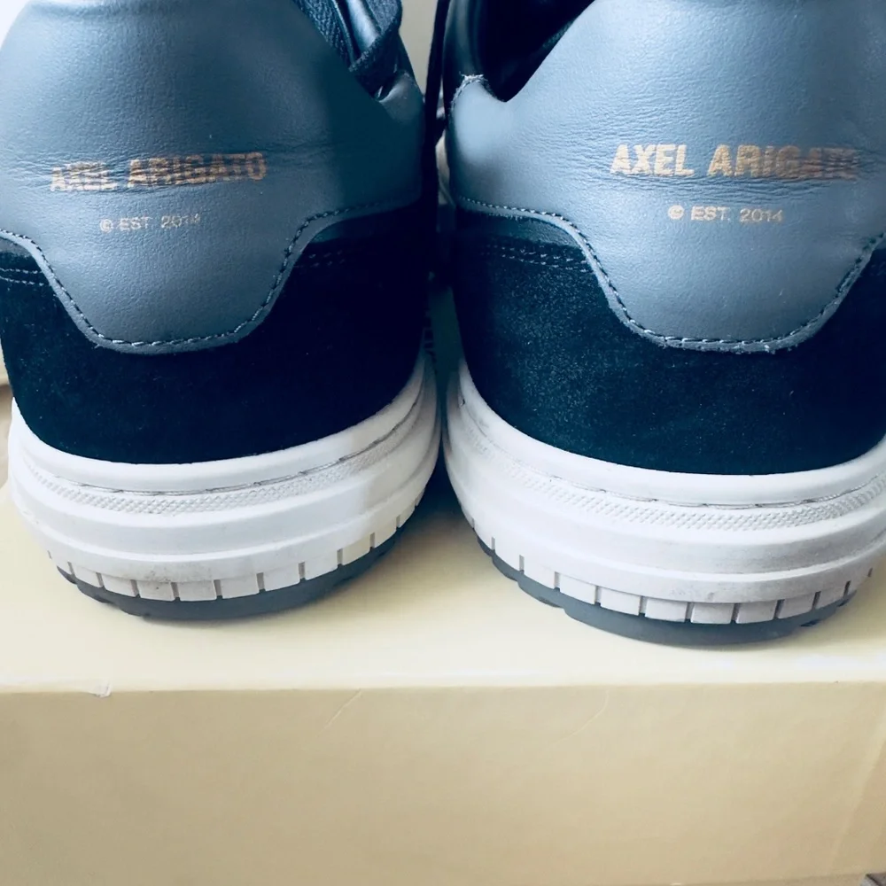 Axel Arigato Black Leather Athletic Sneakers